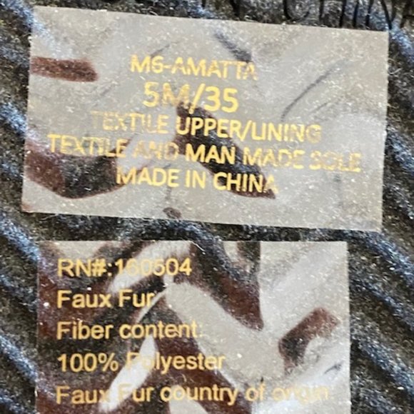 Mix No.6 Amatta Faux Shearling Slipper Camouflage Size 5M - Picture 10 of 11